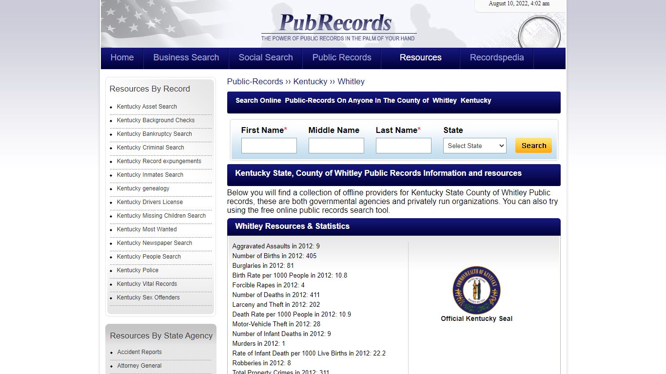 Whitley County, Kentucky Public Records